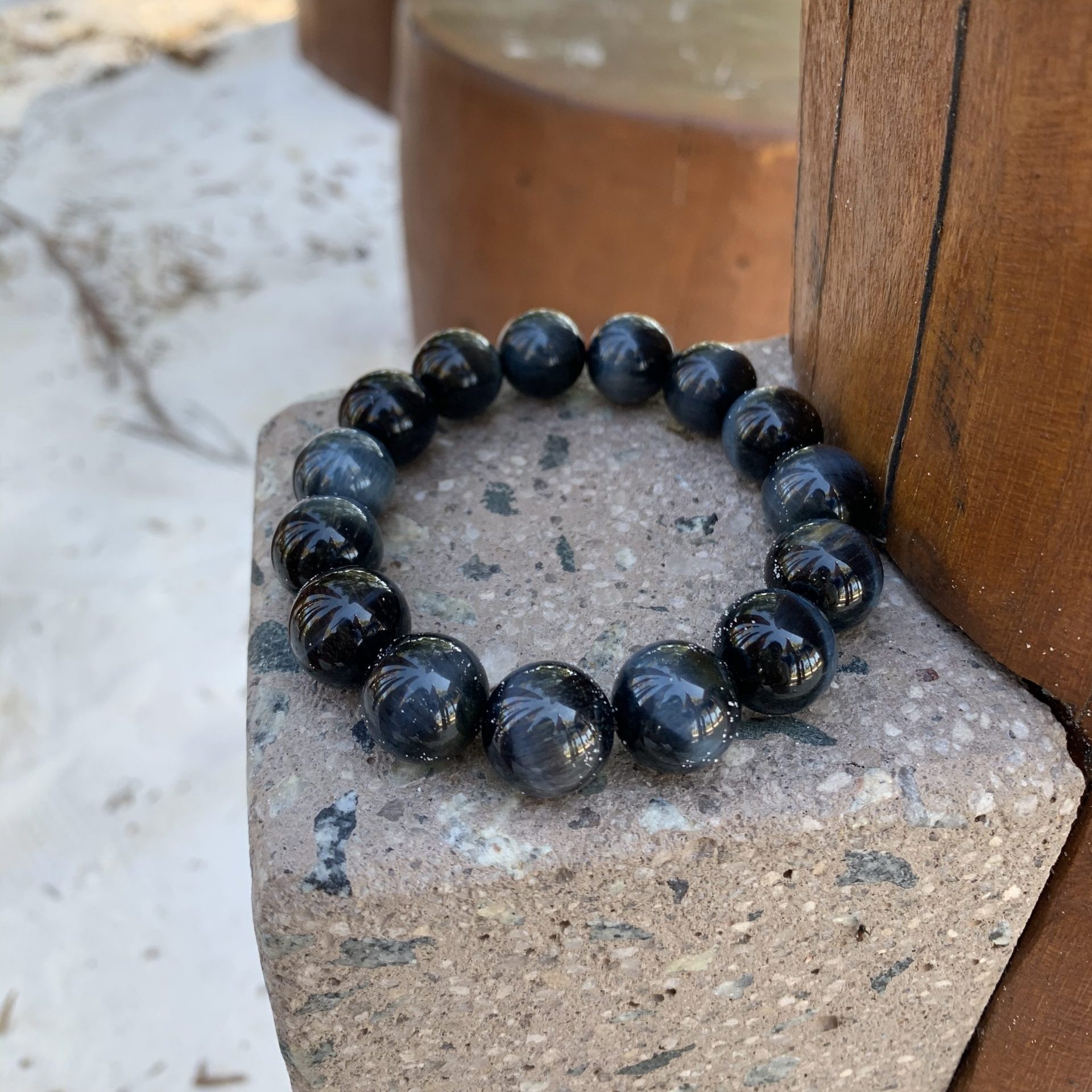 藍虎眼手鏈 (19cm)